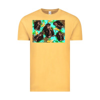 Vintage Mustard Monkey bananas kid's bottle Vintage Tee - Artiststas