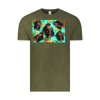 Vintage Olive Monkey bananas kid's bottle Vintage Tee - Artiststas