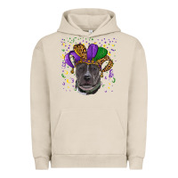 Pigment French Oak mardi gras pitbull Urban Hoodie - RanaPortraitStore