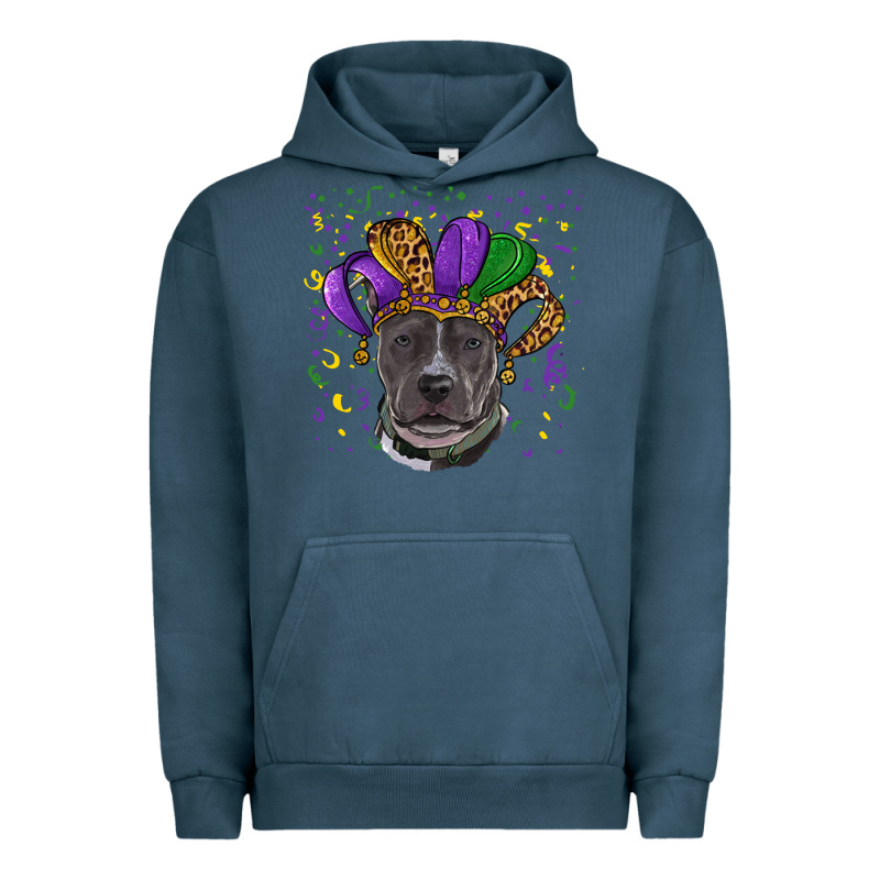 Mardi Gras Pitbull Urban Hoodie by RanaPortraitStore | Teevron