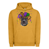 Pigment Peanut Butter mardi gras pitbull Urban Hoodie - RanaPortraitStore