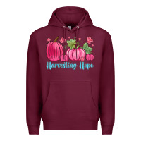 Burgundy harvesting hope Premium Hoodie - Zillion Design Studio