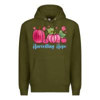 Army Green harvesting hope Premium Hoodie - Zillion Design Studio