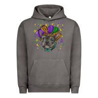 Pigment Tornado mardi gras french bulldog Urban Hoodie - RanaPortraitStore