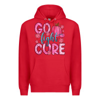 Red go fight cure Premium Hoodie - Zillion Design Studio