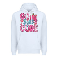 White go fight cure Premium Hoodie - Zillion Design Studio