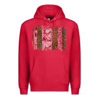 Cardinal valentine's day love brushstrokes Premium Hoodie - RanaPortraitStore