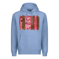 Colony Blue valentine's day love brushstrokes Premium Hoodie - RanaPortraitStore