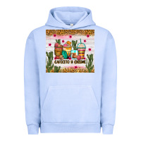 Pigment Grape Ice Cafecito y chisme coffee cups Urban Hoodie - Zillion Design Studio