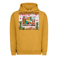 Pigment Peanut Butter Cafecito y chisme coffee cups Urban Hoodie - Zillion Design Studio