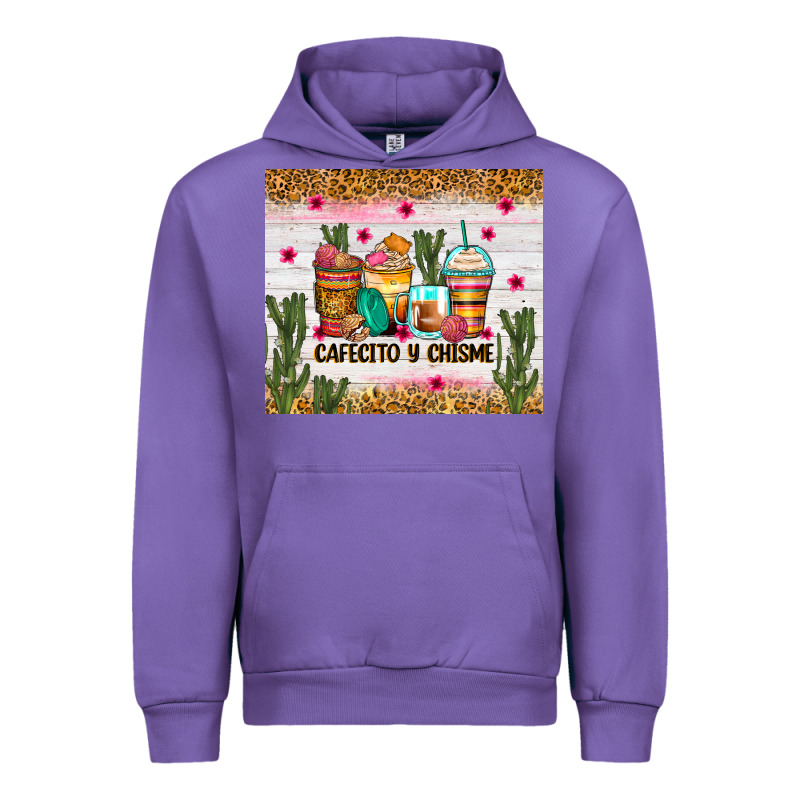 Cafecito Y Chisme Coffee Cups Urban Hoodie by Zillion Design Studio | Teevron