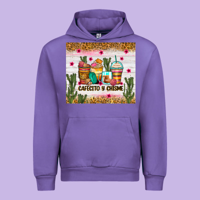 Urban Hoodie Cafecito y chisme coffee cups