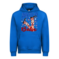 Cobalt American babe 4th july Urban Hoodie - texasbilliewilder