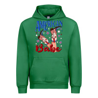 Emerald American babe 4th july Urban Hoodie - texasbilliewilder