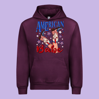 Urban Hoodie American babe 4th july