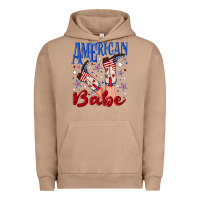 Pigment Burro American babe 4th july Urban Hoodie - texasbilliewilder