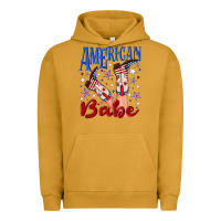 Pigment Peanut Butter American babe 4th july Urban Hoodie - texasbilliewilder