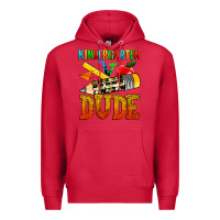 Cardinal kindergarten dude Premium Hoodie - texasbilliewilder