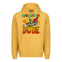 Mustard kindergarten dude Premium Hoodie - texasbilliewilder