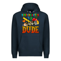 Navy kindergarten dude Premium Hoodie - texasbilliewilder
