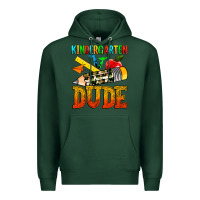 Sports Green kindergarten dude Premium Hoodie - texasbilliewilder