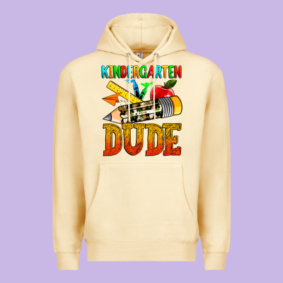 Kindergarten Dude Premium Hoodie Designed By Texasbilliewilder
