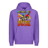 Purple kindergarten dude Premium Hoodie - texasbilliewilder