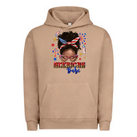 Pigment Burro American babe afro messy bun Urban Hoodie - texasbilliewilder