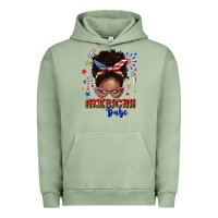 Pigment Oil Green American babe afro messy bun Urban Hoodie - texasbilliewilder