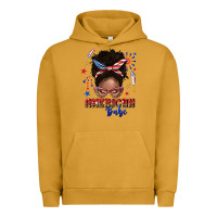 Pigment Peanut Butter American babe afro messy bun Urban Hoodie - texasbilliewilder