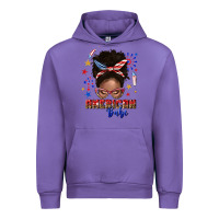 Tulip American babe afro messy bun Urban Hoodie - texasbilliewilder