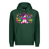 Sports Green kindergarten we are done 1st here we come with unicorn Premium Hoodie - texasbilliewilder