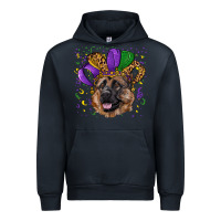 Navy mardi gras hat german shepherd Urban Hoodie - RanaPortraitStore