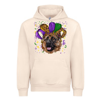 Sandshell mardi gras hat german shepherd Urban Hoodie - RanaPortraitStore