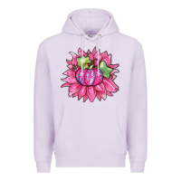 Lilac sunflower pumpkin breast cancer Premium Hoodie - Zillion Design Studio