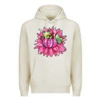 Oatmeal Heather sunflower pumpkin breast cancer Premium Hoodie - Zillion Design Studio