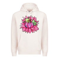Sunflower Pumpkin Breast Cancer Premium Hoodie | Teevron