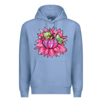 Colony Blue sunflower pumpkin breast cancer Premium Hoodie - Zillion Design Studio