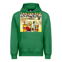 Emerald bus driver coffee cups Urban Hoodie - Zillion Design Studio