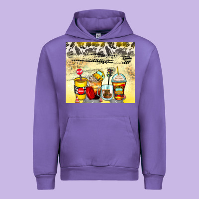Urban Hoodie bus driver coffee cups
