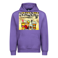 Tulip bus driver coffee cups Urban Hoodie - Zillion Design Studio