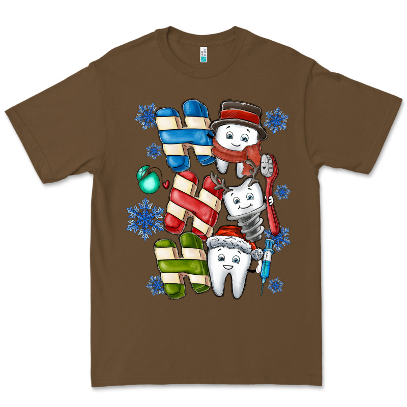 Ho Ho Ho Teeth Premium Tee by CowhideDigitalArt | Teevron