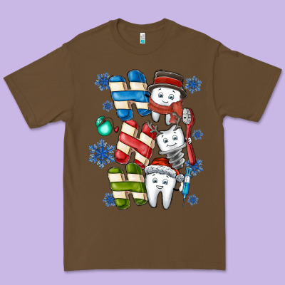 Ho Ho Ho Teeth Premium Tee Designed By Cowhidedigitalart