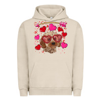 Valentine's Day Cockapoo Urban Hoodie | Teevron