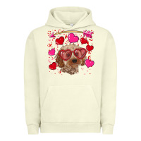 Pigment Pistachio valentine's day cockapoo Urban Hoodie - RanaPortraitStore
