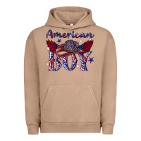 Pigment Burro American boy with cowboy Urban Hoodie - texasbilliewilder