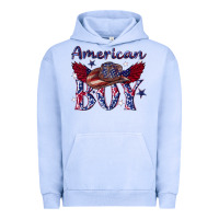 Pigment Grape Ice American boy with cowboy Urban Hoodie - texasbilliewilder