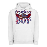 Pigment Lunar Rock American boy with cowboy Urban Hoodie - texasbilliewilder