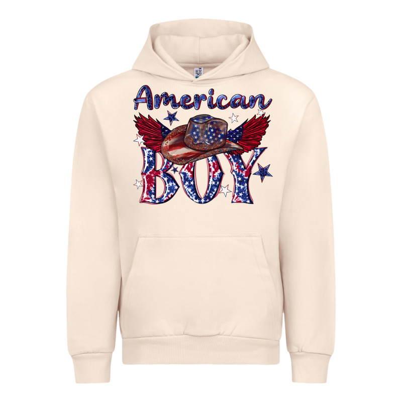 American Boy With Cowboy Urban Hoodie by texasbilliewilder | Teevron