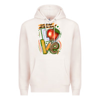 Pale Pink let all that you do be done in love Premium Hoodie - texasbilliewilder